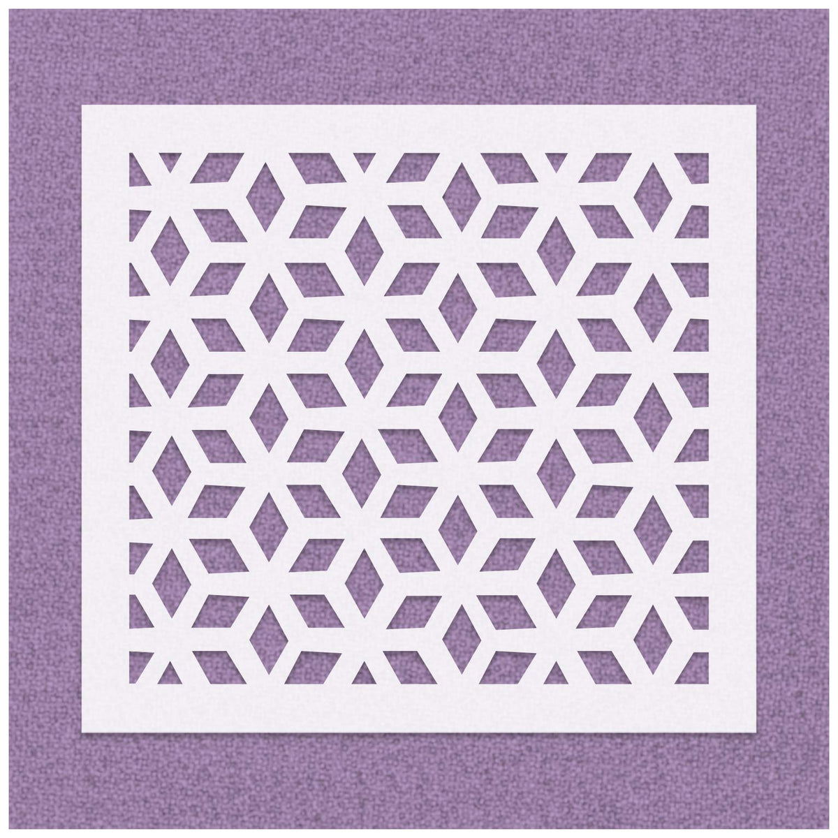 Diamond Shape Pattern Stencil