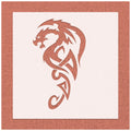 Dragon Flying Stencil
