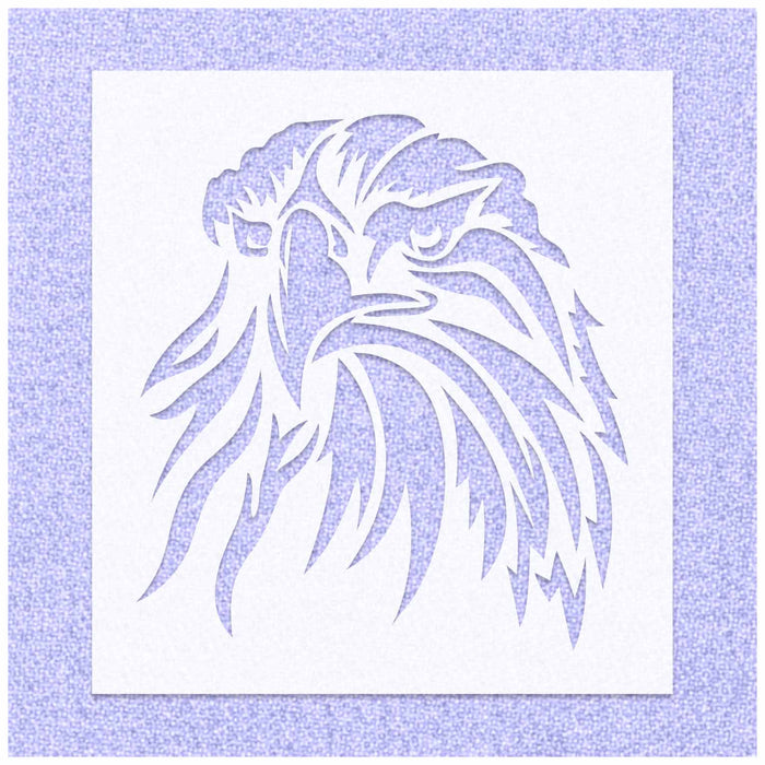Eagle Face Stencil