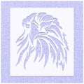 Eagle Face Stencil