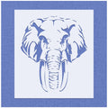 Elephant Head Stencil