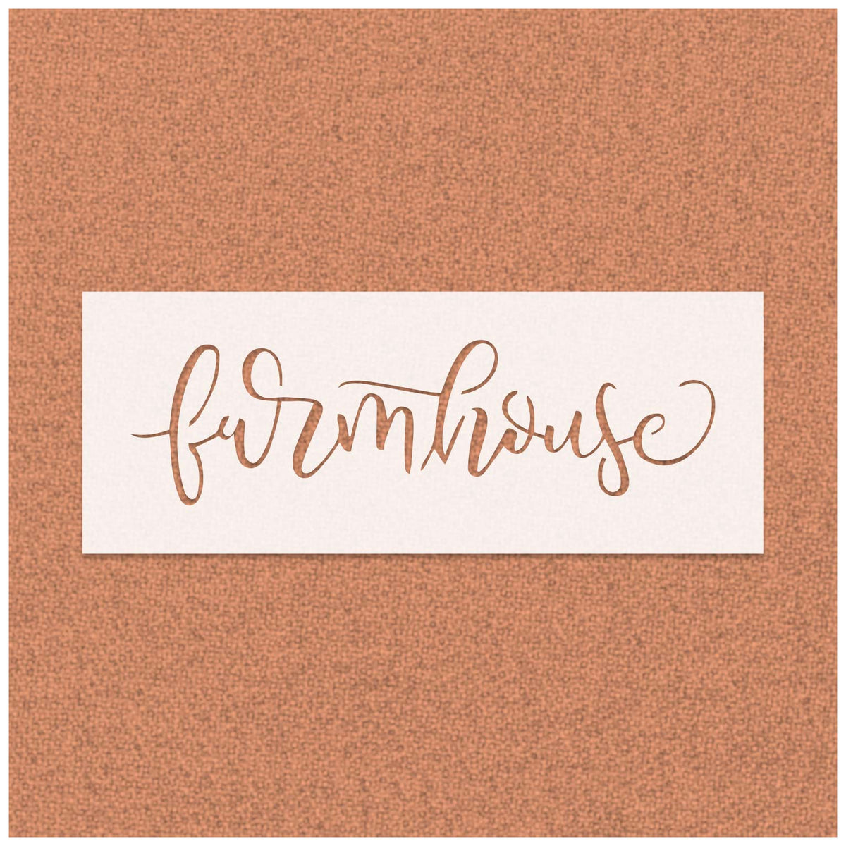 Farmhouse Script Stencil