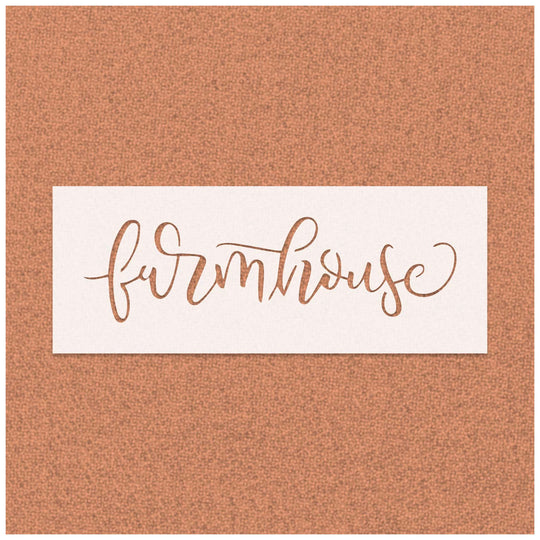 Farmhouse Stencil – Stencil Monkey