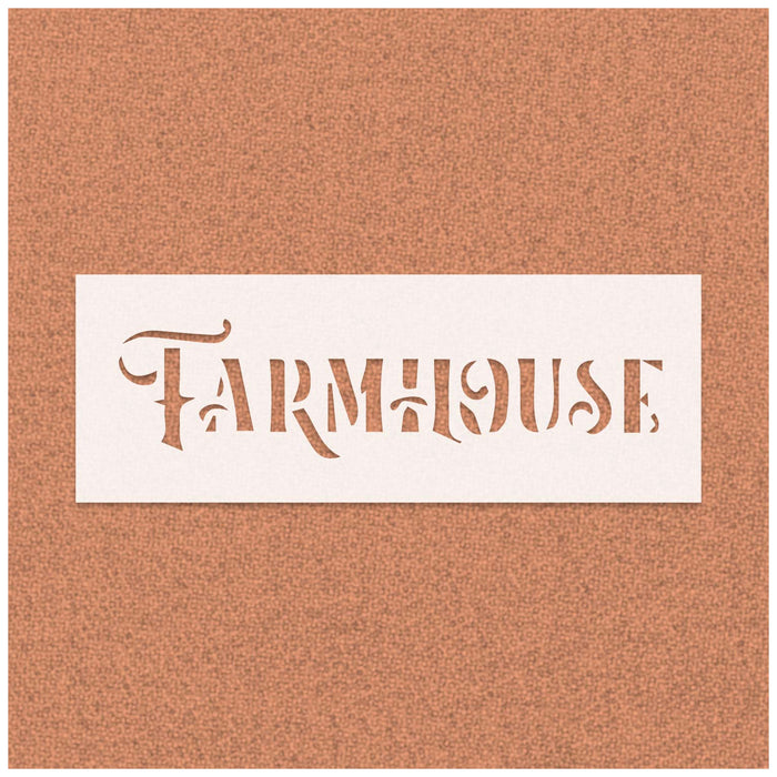 Farmhouse Text Stencil