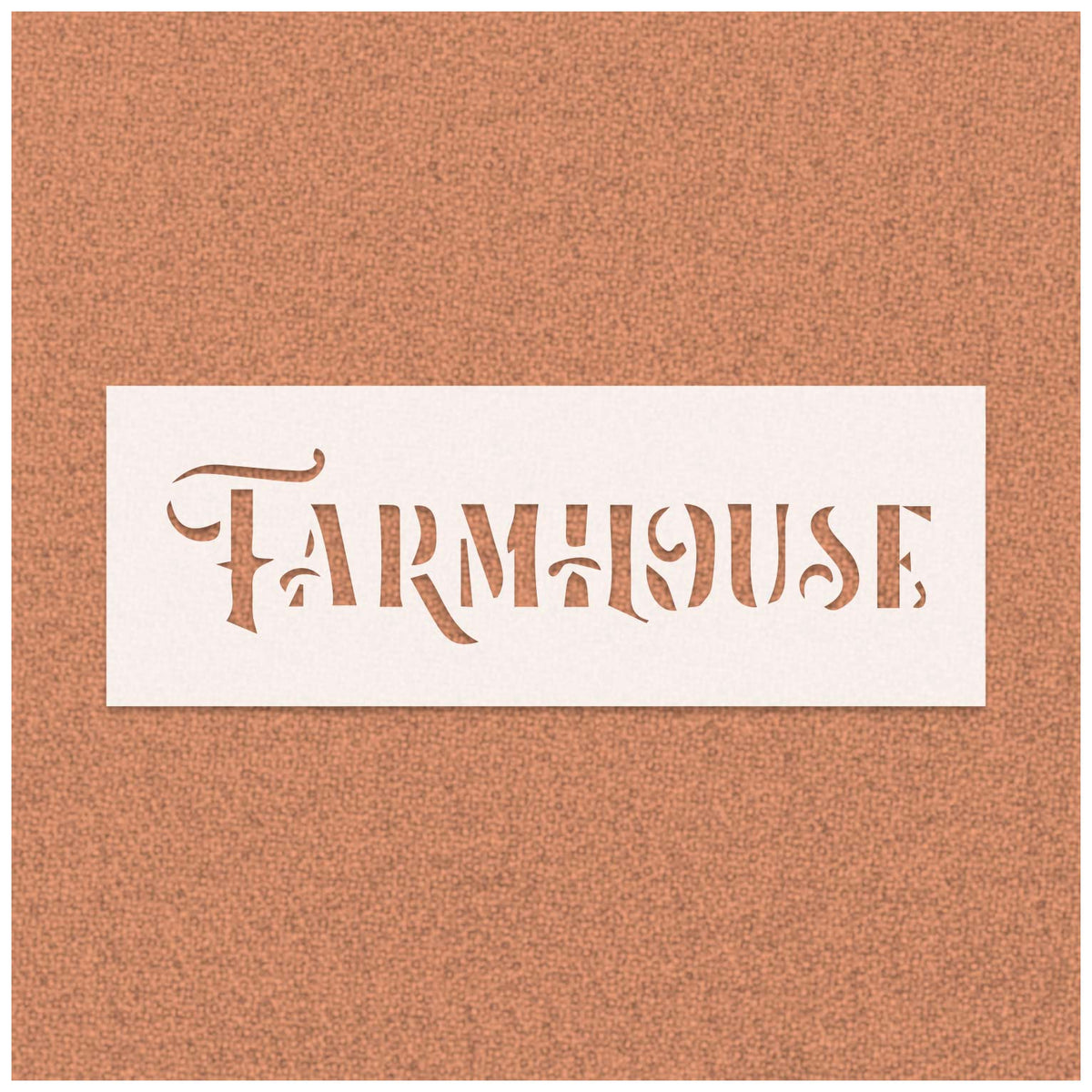Farmhouse Text Stencil