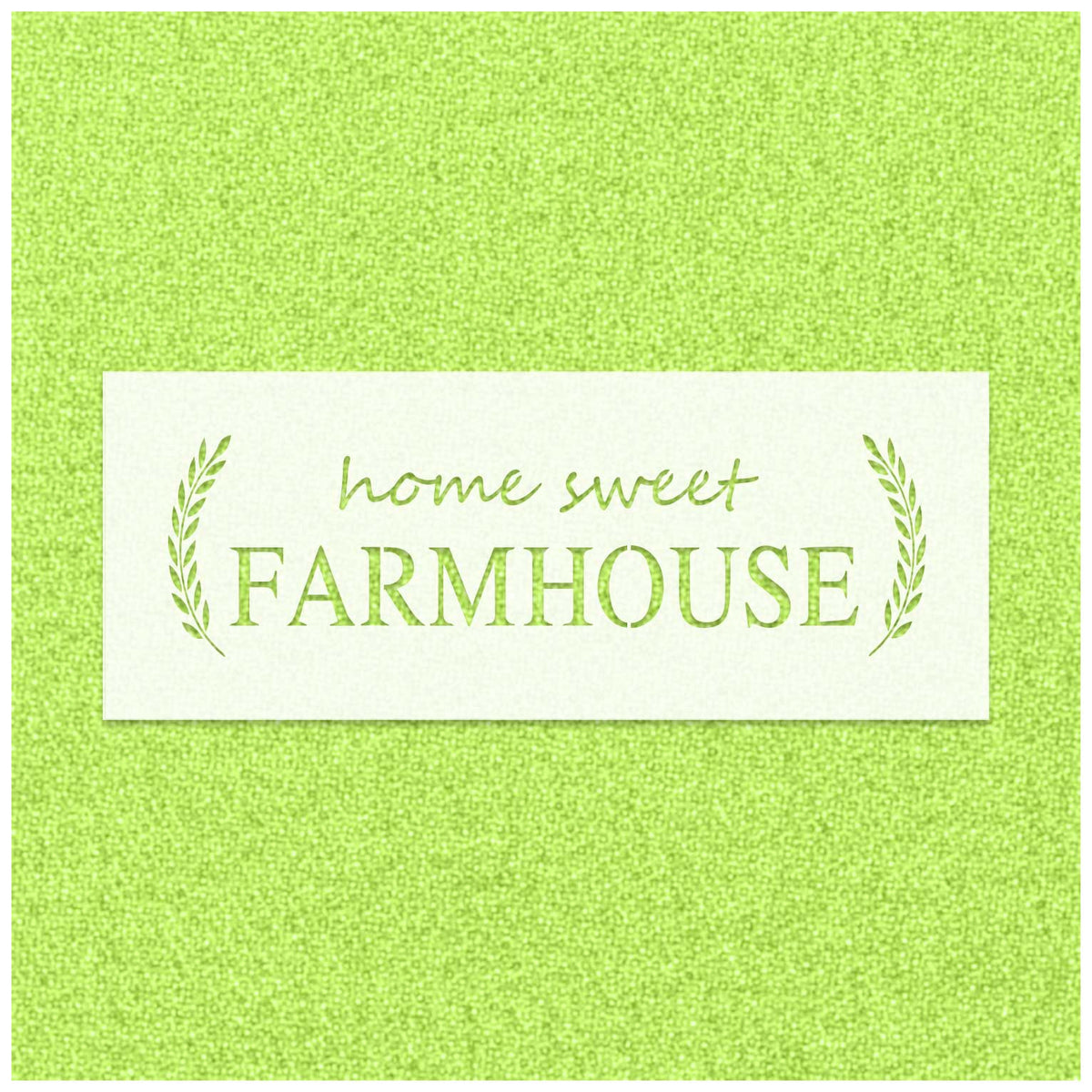 Farmhouse Wreath Stencil