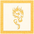 Fire Dragon Stencil