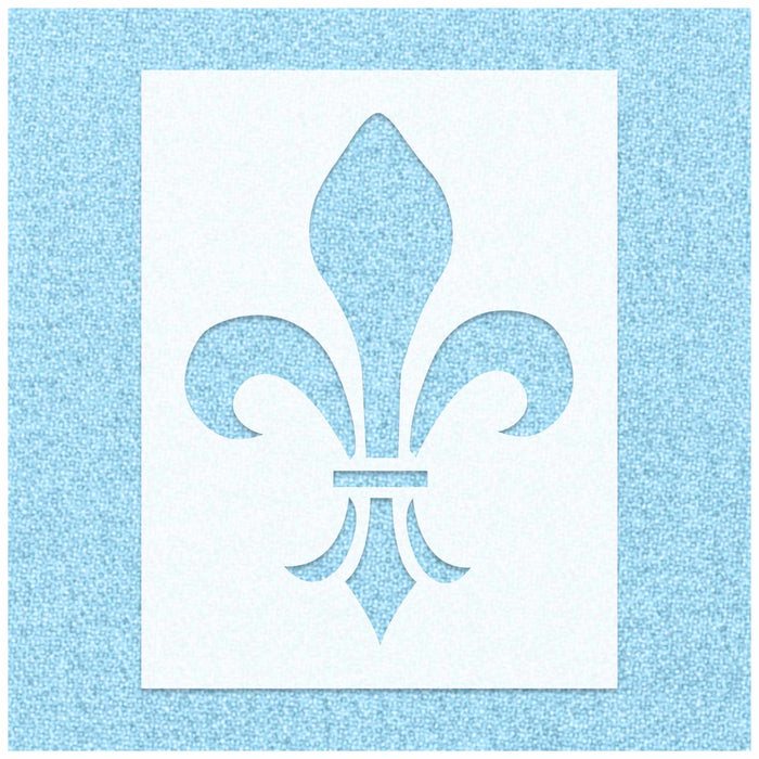 Fleur De Lis Simple Stencil