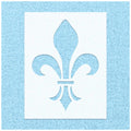 Fleur De Lis Simple Stencil