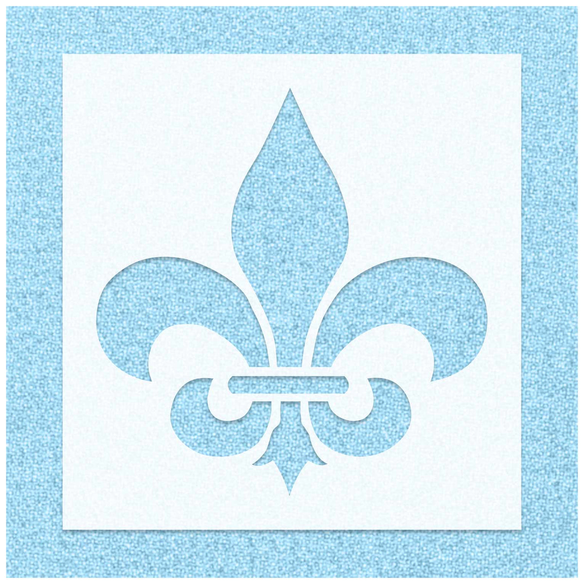 Fleur De Lis Stylized Stencil