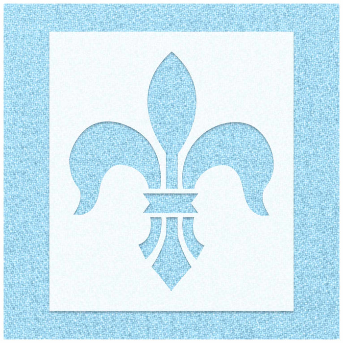 Fleur De Lis Symbol Stencil