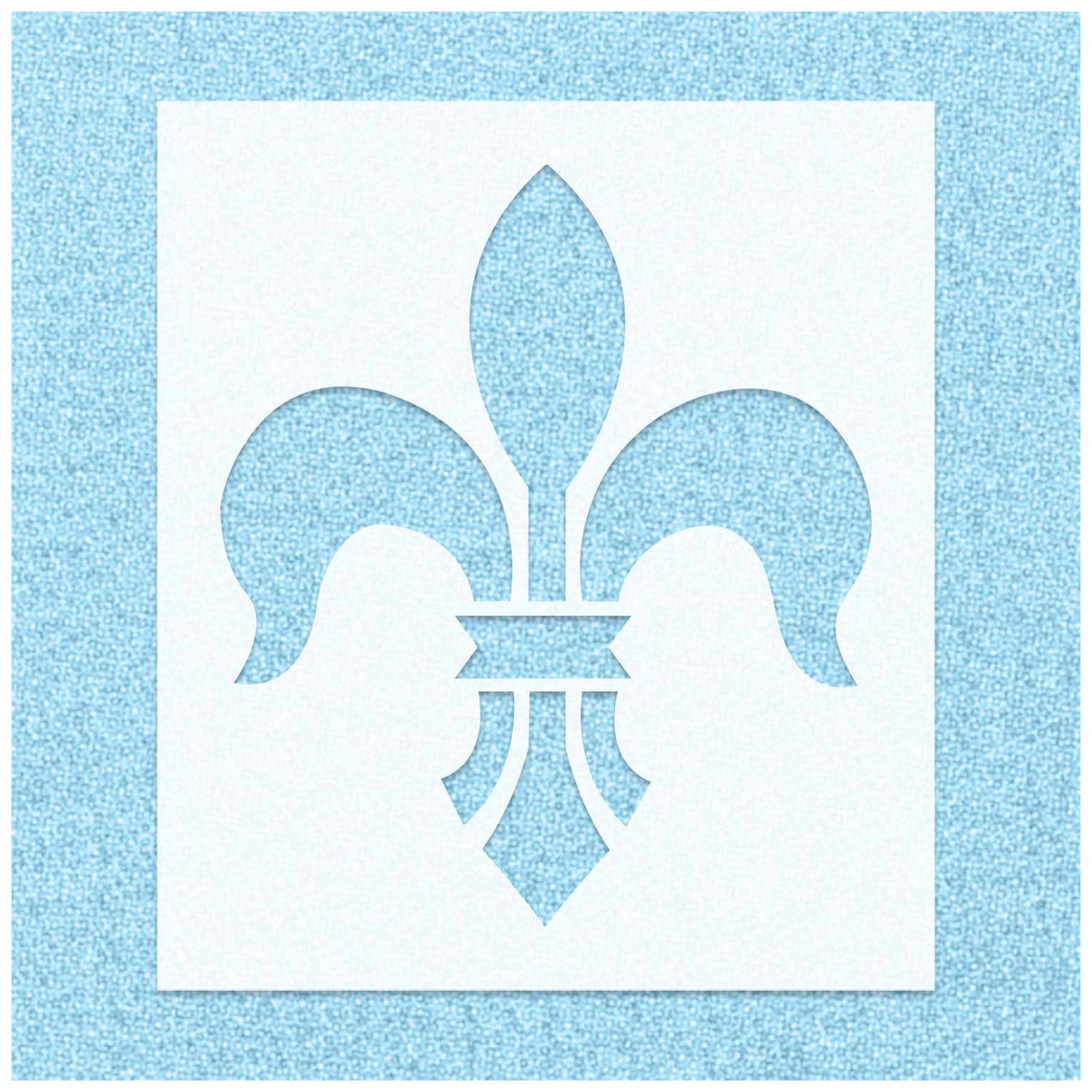 Fleur De Lis Symbol Stencil