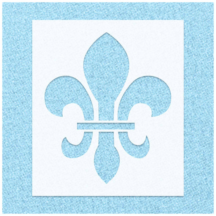 Simple Fleur De Lis Stencil