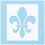 Simple Fleur De Lis Stencil 