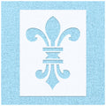 Fleur De Lis Stencil Long