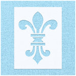 Fleur De Lis Stencil Long