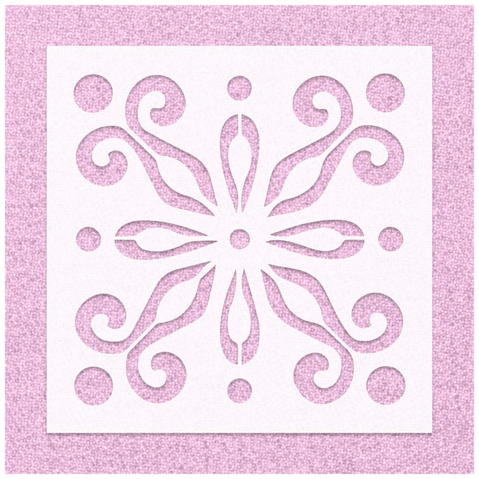 Floor Tile Pattern Stencil