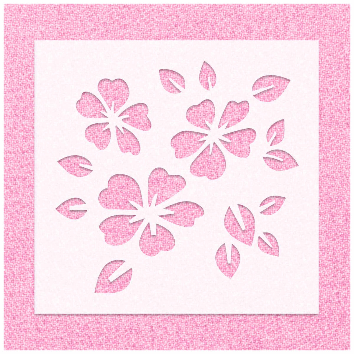 Flower Cake Stencil