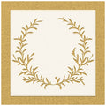 Flower Wreath Stencil