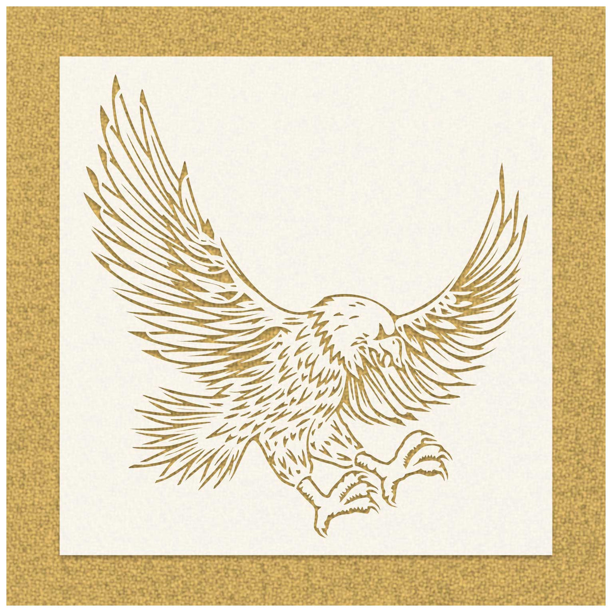 Flying Eagle Vector Stencils