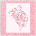 Flying Superman Man of Steel Stencil