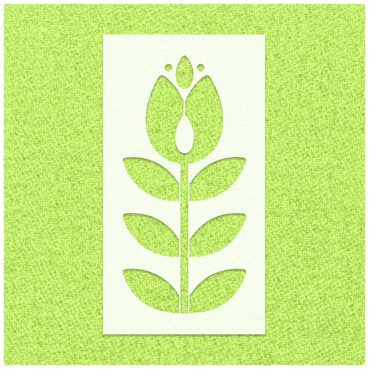 Folk Flower Stencil