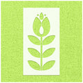 Folk Flower Stencil