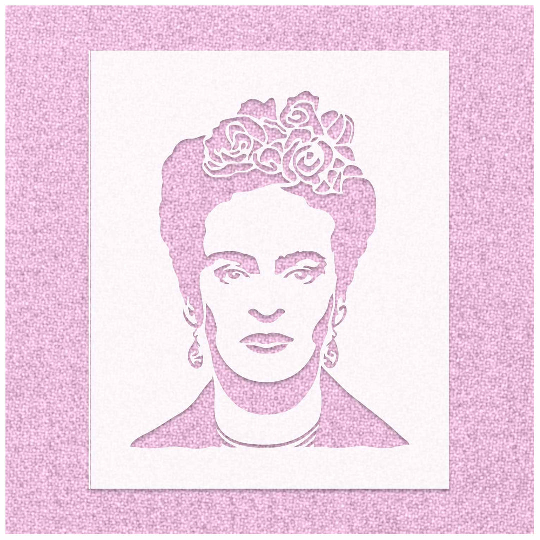 Frida Kahlo Stencil | Stencilmonkey – Stencil Monkey frida-kahlo-stencil-stencilmonkey-stencil-monkey