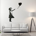 Banksy Art Girl with Ballon Stencil