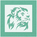 Hairy Lion Stencil