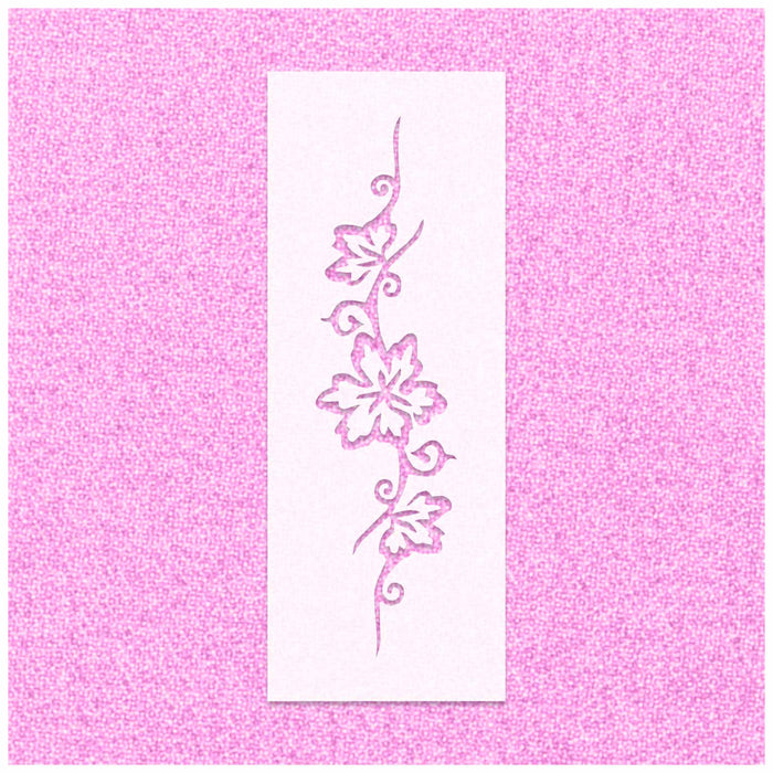 Henna Flower Design Stencil