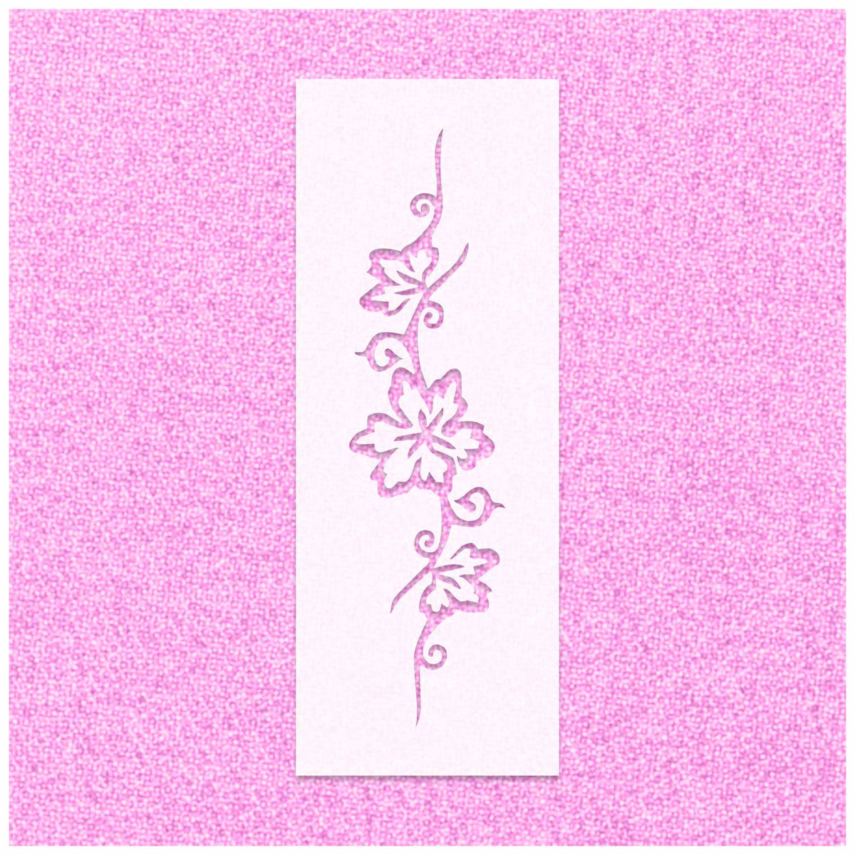 Henna Flower Design Stencil