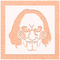 Jigsaw Killer Halloween Stencil
