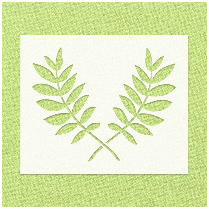 Leaf Cake Stencil