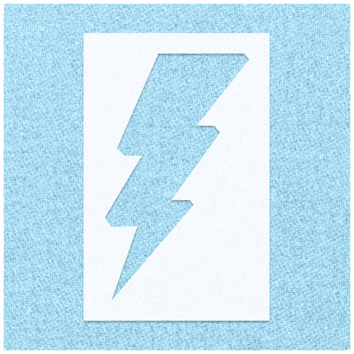 Lighting Bolt Stock Stencil