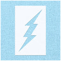 Lighting Bolt Sleek Stencil