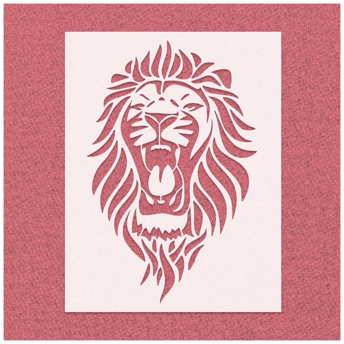 Lion Roar Stencil