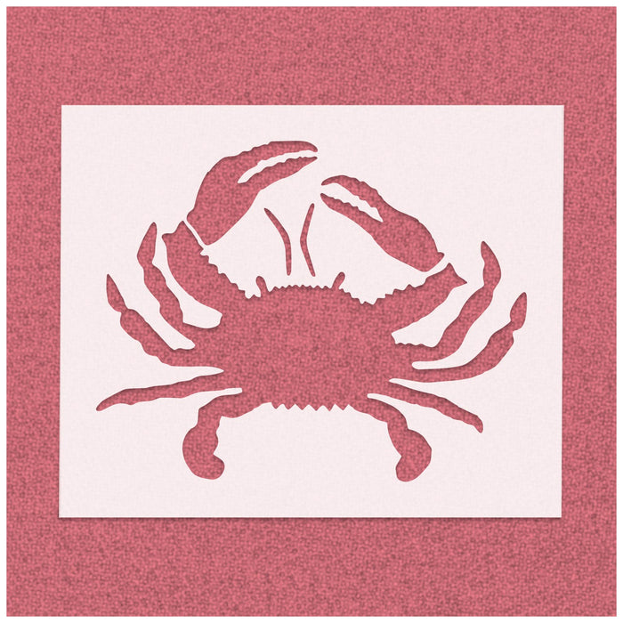 Maryland Flag Crab Stencil