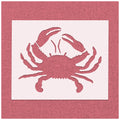 Maryland Flag Crab Stencil