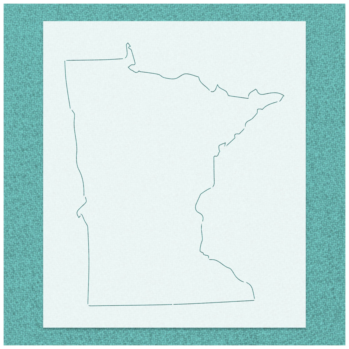 Minnesota State Outline Stencil | Stencilmonkey – Stencil Monkey