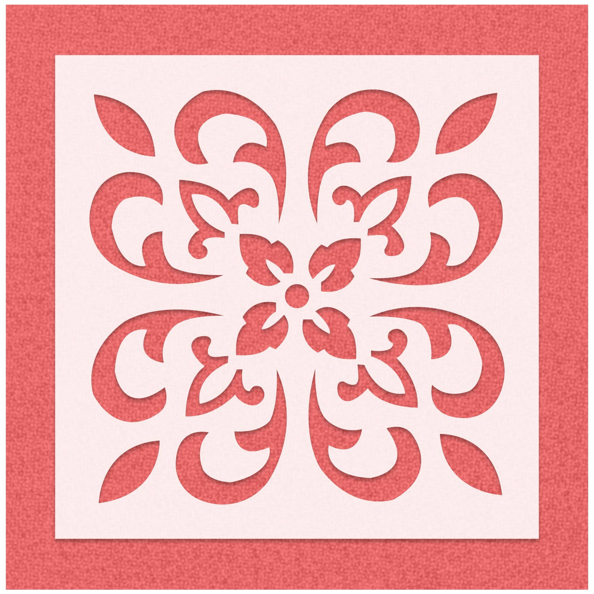 Moroccan Floor Tile Pattern Stencil