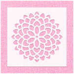 Mum Flower Stencil