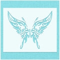 Ornate Butterfly Detailed Stencil