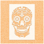 Mexican Sugar Skull Stencil