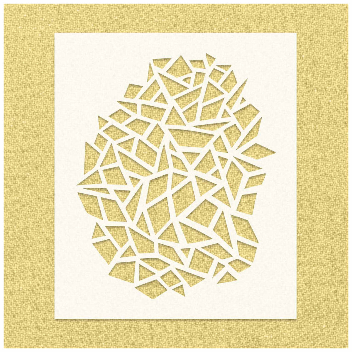 Paper Cutting Pattern Stencil