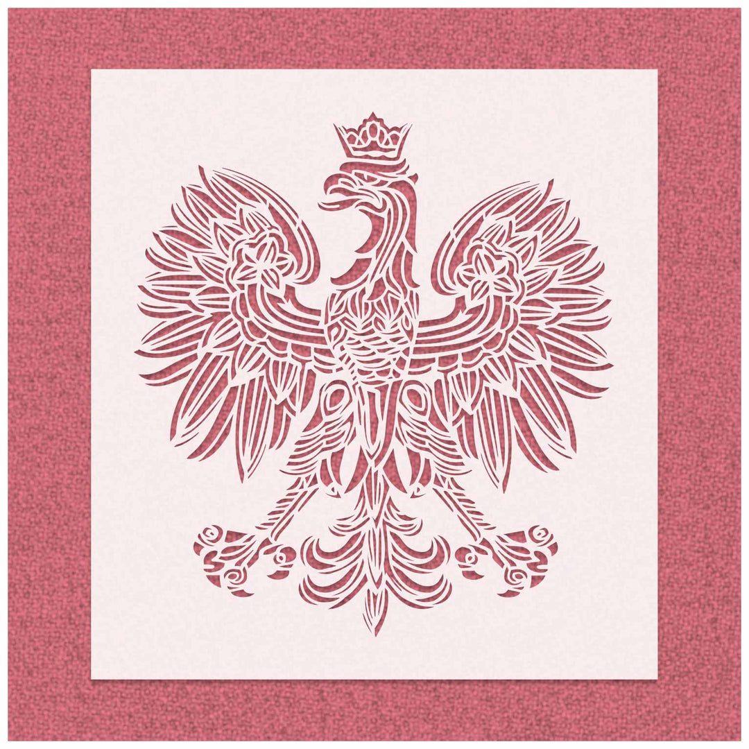 Polish Eagle Stencil
