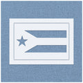Puerto Rico Flag Stencil