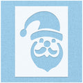 Santa Clause Face Stencil