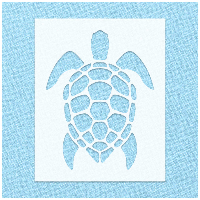 Sea Turtle Symbol Stencil
