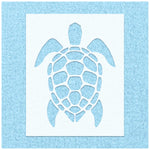Sea Turtle Symbol Stencil